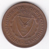Chypre 5 Mils 1971 , En Bronze , KM# 39 - Cyprus
