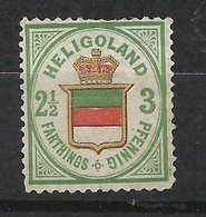 Héligoland   N° 16  Neuf  ( *  )   AB/B  Voir Scans  Soldé ! ! ! - Heligoland (1867-1890)