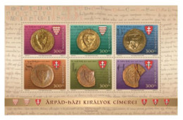 HUNGARY - 2022.  S/S - Coats Of Arms Of The Kings Of The House Of Árpád  MNH!! - Unused Stamps