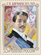 Russia 2022 The 150th Birth Anniversary Of Sergey P. Diaghilev, Theatrical And Artistic Personality Stamp 1v MNH - Unused Stamps