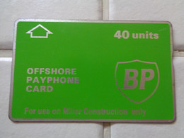 UK Phonecard - Plateformes Pétrolières