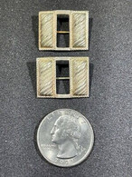 WWI US Army Military Captain Collar Insignia             Bars Full Size - 1914-18