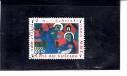 VATICANO  2001 - Sassone 1247° - Natale -.- - Used Stamps