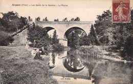 CPA FRANCE - 18 - ARGENT - Les Bords De La Sauldre - Le Viaduc - Edit Roblin - Argent-sur-Sauldre