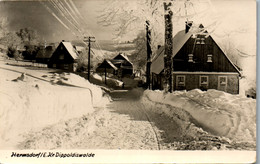 41734 - Deutschland - Hermsdorf , Dippoldiswalde , Winterlandschaft - Gelaufen - Hermsdorf