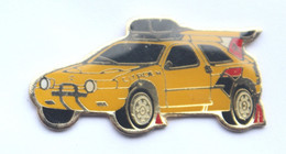 Pin's CITROËN ZX RALLYE Jaune - DD029 - Citroën