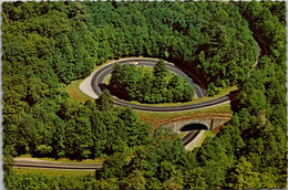Tennessee Smoky Mountains Helicopter View Of The Loop On U S Highway 441 - Smokey Mountains