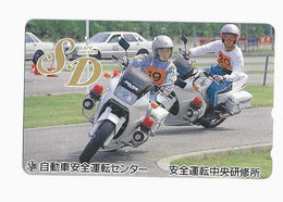 JAPON TELECARTE POLICE MOTO - Polizei