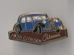 SOU - PIN'S  THEME  AUTOMOBILE  CITROEN  TRACTION  1936 - Citroën