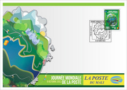 MALI 2022 FDC - UPU JOINT ISSUE - WORLD POST DAY - POST FOR PLANET - JOURNEE MONDIALE DE LA POSTE - RARE - UPU (Union Postale Universelle)