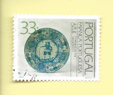 TIMBRES - BRIEFMARKE - STAMPS - PORTUGAL -1990- FAÏENCE PORTUGAISE XVII SIÈCLE  - TIMBRE OBLITÉRÉ - Oblitérés