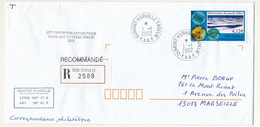 TAAF - Env. Reco. Affr. 4,12e Diatomées Du Pack Côtier - Dumont D'Urville T. Adélie - 1/1/2002 - 52eme Expédition... - Covers & Documents