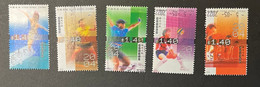 (STAMPS 7-1-2023) Hong Kong (used / Tamponner) SPORT (5 Used) - Used Stamps