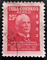 Timbre De Cuba  1952 Airmail - Retirement Fund For Postal Employee Stampworld N° 351 - Poste Aérienne