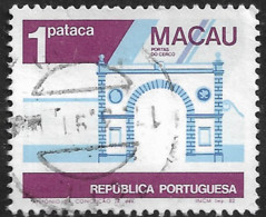 Macau Macao – 1982 Public Building And Monuments 1 Pataca Used Stamp - Usados