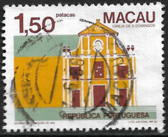 Macau Macao – 1983 Public Buildings 1,50 Patacas Used Stamp - Usados