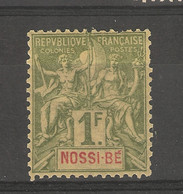 Nossi- Bé_ ( 1894 )-  1F Vert _  N°39 - Sonstige & Ohne Zuordnung