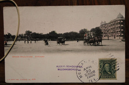 CPA Ak 1906 McLeansboro ILL Grand Boulevard Chicago USA Us Postcard Braisne France Aisne - Covers & Documents