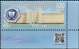 Russia 2021 "100th Anniversary Of The Moscow Technical University Of Communications And Informatics" 1v Quality:100% - Unused Stamps