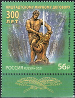 Russia 2021 "300th Anniversary Of The Nystadt Peace Treaty" 1v Quality:100% - Ongebruikt