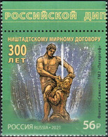 Russia 2021 "300th Anniversary Of The Nystadt Peace Treaty" 1v Quality:100% - Unused Stamps