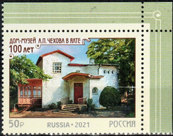 Russia 2021 "100th Anniversary Of The House-Museum Of Chekhov In Yalta" 1v Quality:100% - Ongebruikt