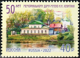 Russia 2022 «50th Anniversary Of The Memorial House-Museum Of I.Levitan» 1v Quality:100% - Nuovi