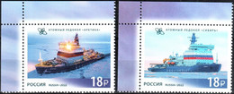 Russia 2022 «Nuclear Icebreaker Fleet Of Russia» 2v Quality:100% - Unused Stamps