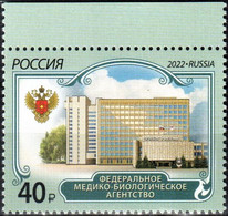 Russia 2022 «Federal Medical And Biological Agency Of Russia» 1v Quality:100% - Unused Stamps
