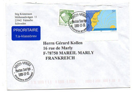 Suède -1999--Lettre De FALSTERBO  Pour MAREIL MARLY(France)...timbres  .cachet .............. - Lettres & Documents