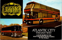 New Jersey Atlantic City Golden Nugget Hotel/Casino Golden Coach Bus - Atlantic City