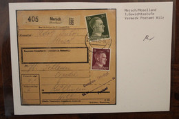 LUXEMBURG 1943 Mersch Cover Moselland Besetzung Occupation - Ocupación 1938 – 45