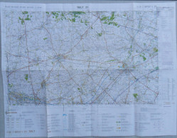 STAFKAART TIELT 2003 DEINZE IZEGEM WINGENE RUISELEDE DENTERGEM DEURLE LOTENHULLE PITTEM MEULEBEKE OOSTROZEBEKE S173 - Tielt