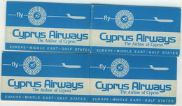 CYPRUS 1979? Two Cyprus Airways Booklets With Different Contents - Autres & Non Classés