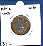 KENYA - 10 Shillings 2010 -  See Photos -  Km 35.2 - Kenya