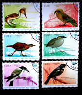 (!) Cuba 1990 International Stamp Exhibition NEW ZEALAND '90 Auckland  Expo Animals Birds Bird Stamps 6  USED / CTO - Usati
