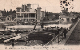 Arques - Le Canal D'arques Et L'ascenseur De Fontinette - Péniche - Batellerie - Arques