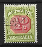 AUSTRALIA.....KING GEORGE VI..(1936-52.)..." 1938.."....POSTAGE-DUE......HALFd......SG112......CDS....VFU... - Postage Due