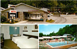 Tennessee Gatlinburg Rainbow Motel Multi View - Smokey Mountains