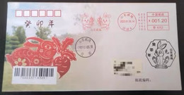 China Covers,The First Day Of The Guimao (Rabbit) Year (Weihai, Shandong) Stamped By Postage Machine - Briefe U. Dokumente