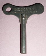 Rare Ancienne Grande Clé, Clef Pour Jouet Mécanique Ou Voiture MECCANO France, CLES - Meccano