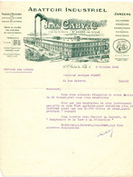 Abattoir Industriel - Jean Caby & Cie - Saint-André-lez-Lille - Viandes Fraîches - 3 Octobre 1946. - Levensmiddelen