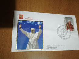 VATICANO 2005 XX GIORNATA MONDIALE DELLA GIOVENTù PAPA BENEDETTO XVI - Used Stamps