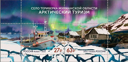 RUSSIA 2022 FAUNA Arctic Tourism SHIP - Fine S/S MNH - Unused Stamps
