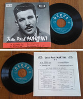 RARE French EP 45t RPM BIEM (7") JEAN-PAUL MARTINI «Je Ne Crains Rien» (From The Film: «3H10 Pour Yuma», 1958) - Collector's Editions