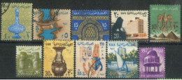EGYPT - 1964, POSTAGE STAMPS SET OF 10, SG # 769 & 773/81, USED. - Gebruikt