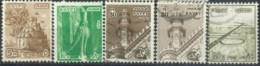 EGYPT - 1978, POSTAGE STAMPS SET OF 5, SG # 1341/43 & 1346a, USED. - Gebruikt