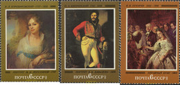 239585 MNH UNION SOVIETICA 1982 OBRAS DE PINTORES RUSOS - Collections