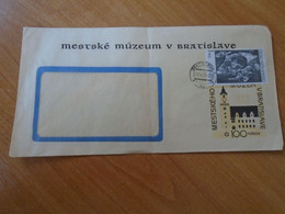 ZA405.2  Czechoslovakia  Cover  Cancel 1971   Bratislava  - Mestkske Múzeum V Bratislave - Covers & Documents