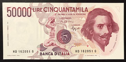 50000 Lire BERNINI I° TIPO SERIE D 1990 Spl  LOTTO.4310 - 50.000 Lire